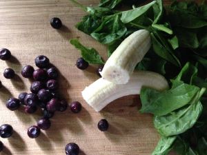 BLueBerry SPinach and banana